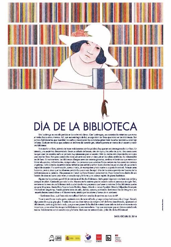 Cartel del Día de la Biblioteca 2016