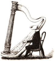 Edward Gorey, "The Unstrung Harp"