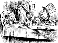 Ilustración de John Tenniel para "Alicia en el País de las Maravillas"