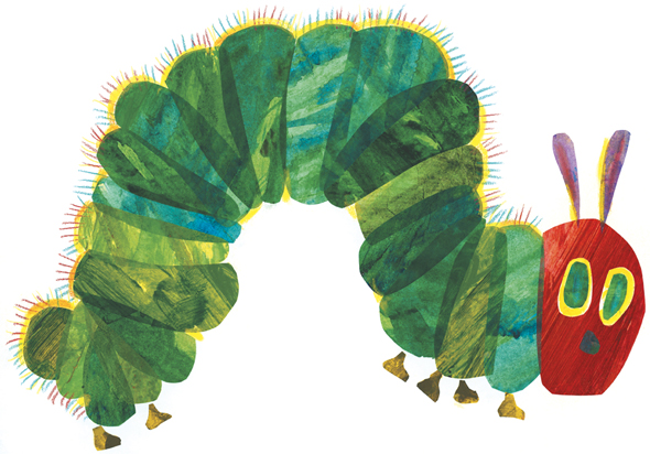 La pequeña oruga glotona (The Very Hungry Caterpillar By Eric Carle. Copyright © 1969 and 1987 by Eric Carle. Used with permission from the Eric Carle Studio)